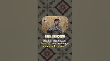 Bisakah Menemukan True Self di tengah Lingkungan yang Palsu? #shorts #ngajifilsafat #trueself #youth