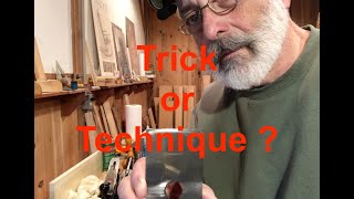 David Charlesworth Ruler Technique / Trick - Fastest & Best Way To Sharpen - Plane Talk May 1, 2025
