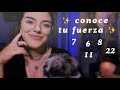 ASMR Descubre tu Fuerza según tu fecha de nacimiento ✨ #Numerologia