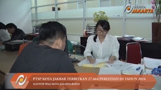 PTSP Kota Jakbar Terbitkan 27.664 Perizinan dan Non Perizinan