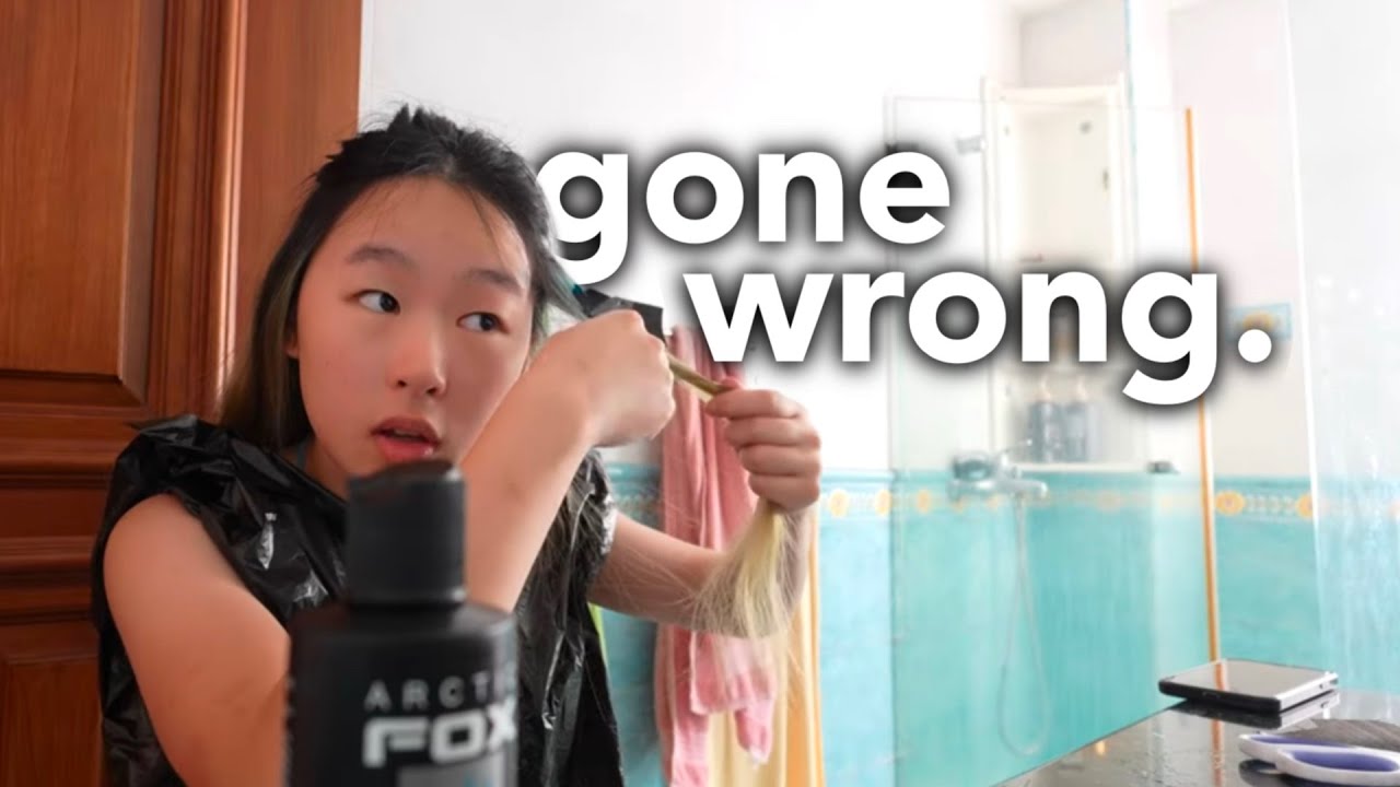 i tried to fix my hair...