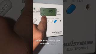 How To Set The Horstmann Electronic 7 Programmer - Instructions