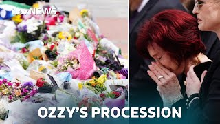Watch In Fans Say Goodbye To Ozzy Osbourne In Birmingham Procession Itv News