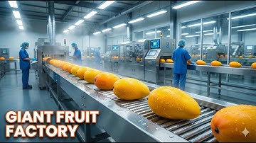 Inside a Modern Mango Processing Factory: From Fresh Fruit to Pulp & Juice 🥭