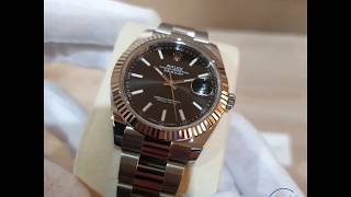 Rolex Datejust 41 126334 Black Index Oyster (Nos 2018 Unworn)