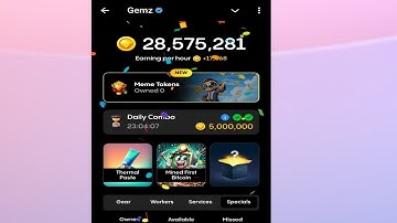 Gemz Daily Combo Cards | Gemz Coin Daily Combo Cards 13 October 2024 | Nazim Gaming Official