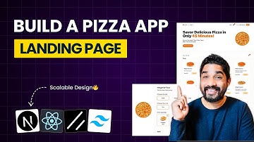 Build a Pizza App Landing Page With Next.js, Tailwind and Shadcn Ui (2024) | Hindi