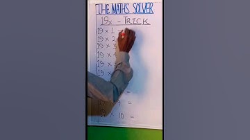 The smartest, fastest and shortest YouTube method of learning Table 19x | #subscribe