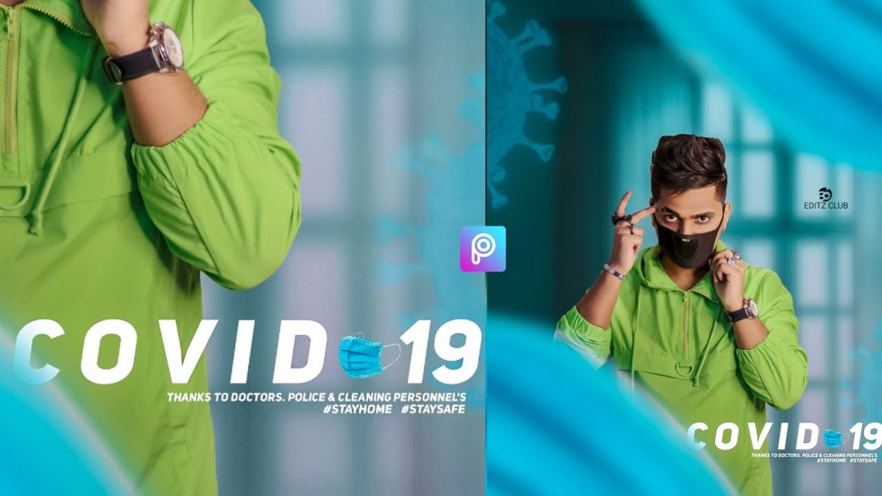 Corona Photo Editing | Coronavirus Photo Editing | Corona Photo Editing Picsart |Editz Club