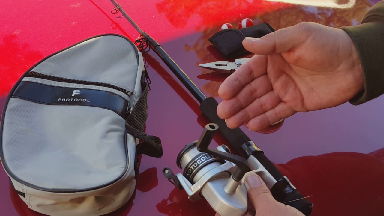 Product review, Protocol Fishing reel kit - YouTube