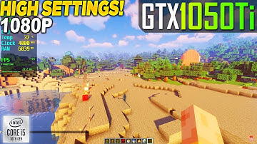 Minecraft Shader Mod GTX 1050 Tİ + i5 10400F - 1080p High,