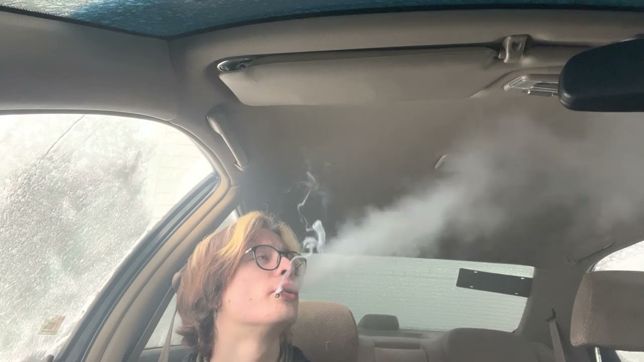 Joint smoke sesh in the freezing cold!