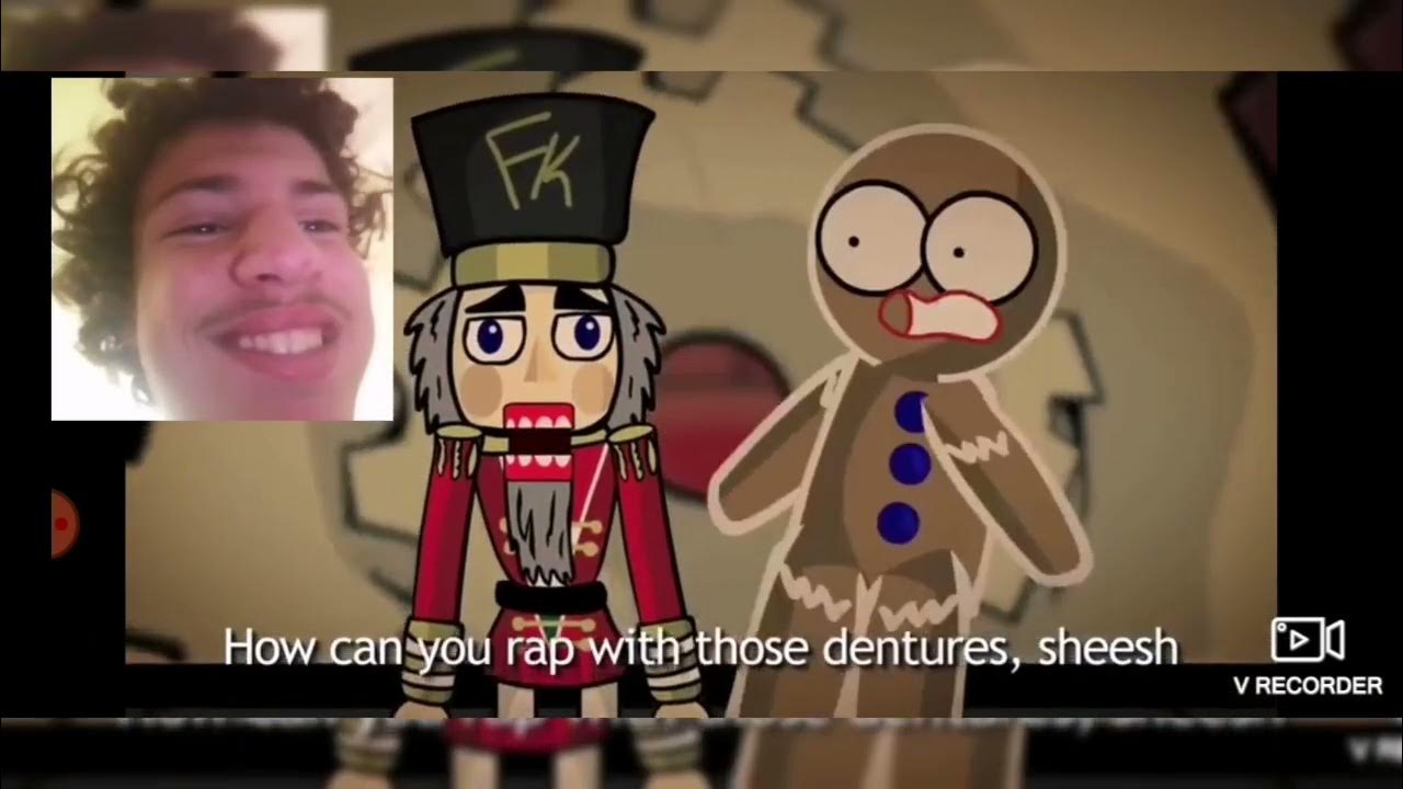 Freshy Kanal Nutcracker vs Gingerbread Man Rap Battle Reaction! YouTube