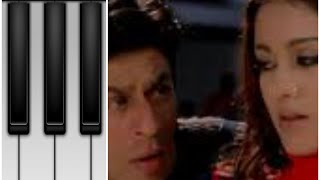 Main Hoon NaTitle Track Learn to play on mobile piano Tutorial