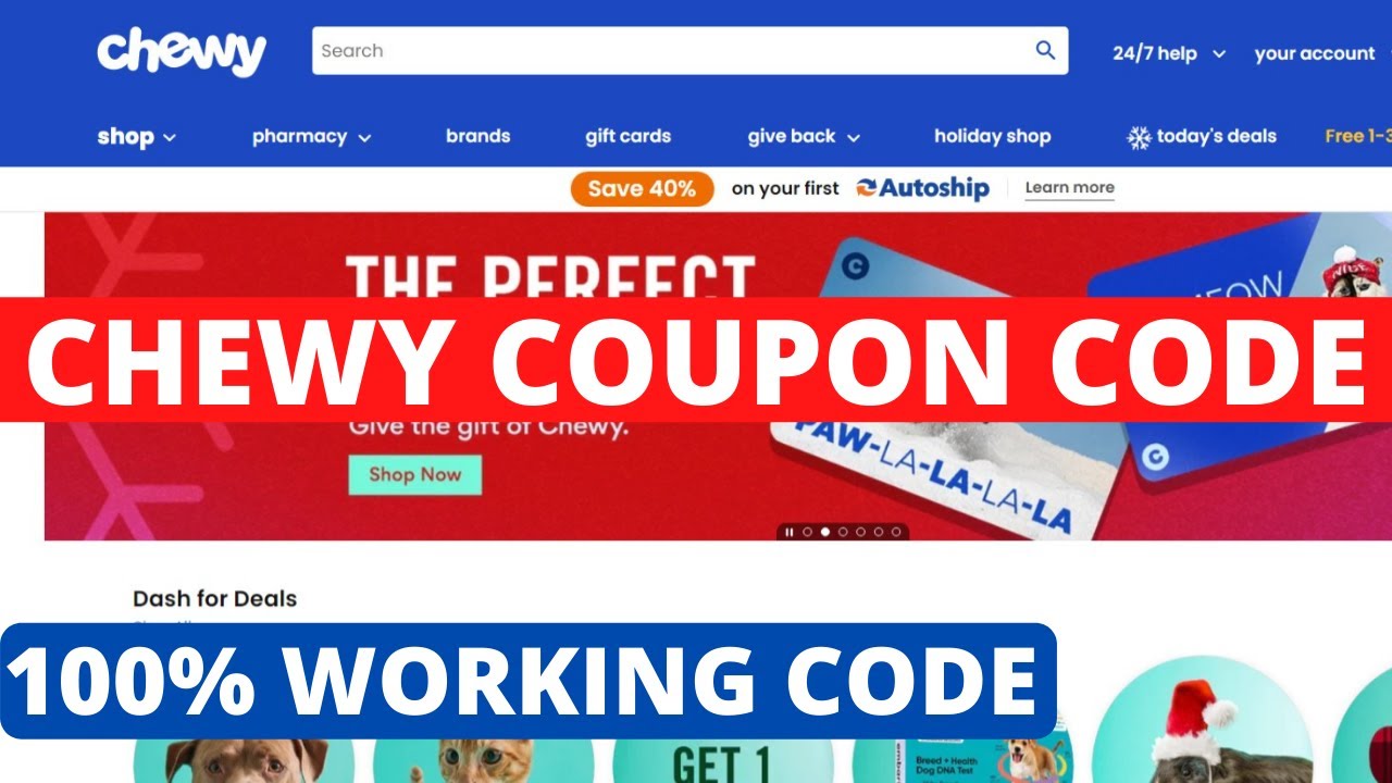 Chewy Coupon Code Chewy Discount Code 2023 Promo Code For Chewy