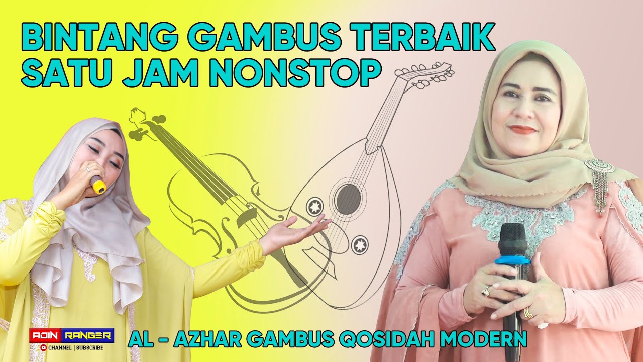 BINTANG GAMBUS 1 JAM NONSTOP | Al - Azhar Gambus Qosidah Modern (Cover)