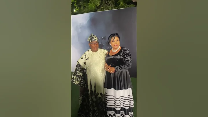 Adebayo Salami and Sola Sobowale at the premiere of ANIKULAPO The Return Of The Sceptre