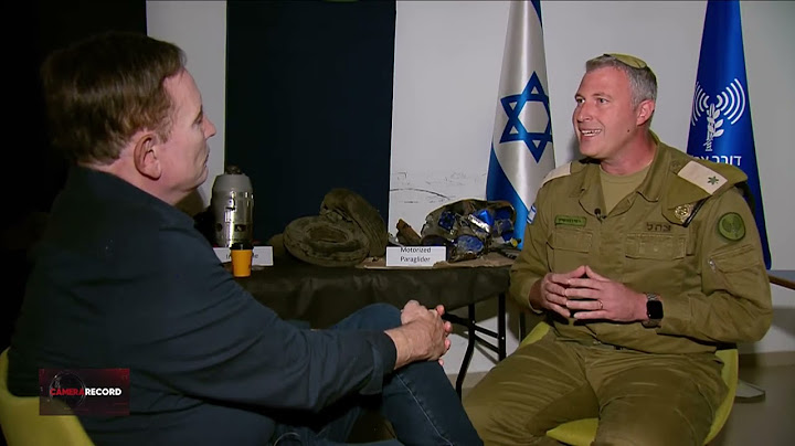 Veja a entrevista completa de Cabrini com o brasileiro porta-voz do exército de Israel