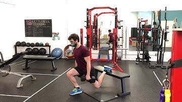 DB Suitcase Rear Foot Elevated Split Squat