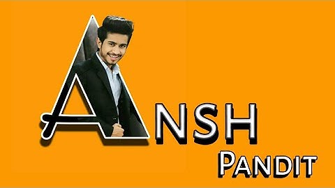 Letter Portrait editing tutorial | PicsArt Photo editing a letter | a text photo editing in PicsArt