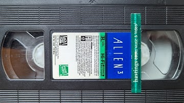 Alien 3 VHS Pre-Show