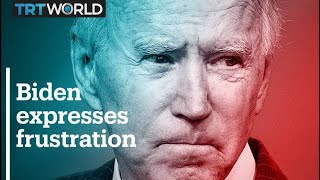Biden expresses frustration with Trump over transition period