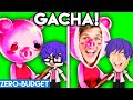 GACHA LIFE PIGGY WITH ZERO BUDGET! (GACHA LIFE LANKYBOX PIGGY SONG PARODY!)