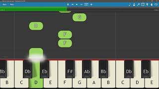 028-Rain, Rain, Go Away piano roll
