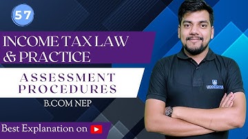 57. Assessment Procedures | Unit-4 | Income Tax Law and Practice