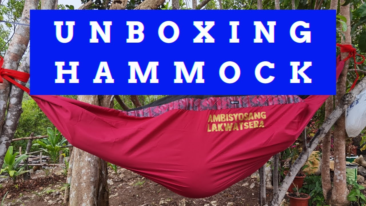 Unboxing My New Outdoor Essential, The Hammock from Hobbyahe Ambisyosang Lakwatsera YouTube