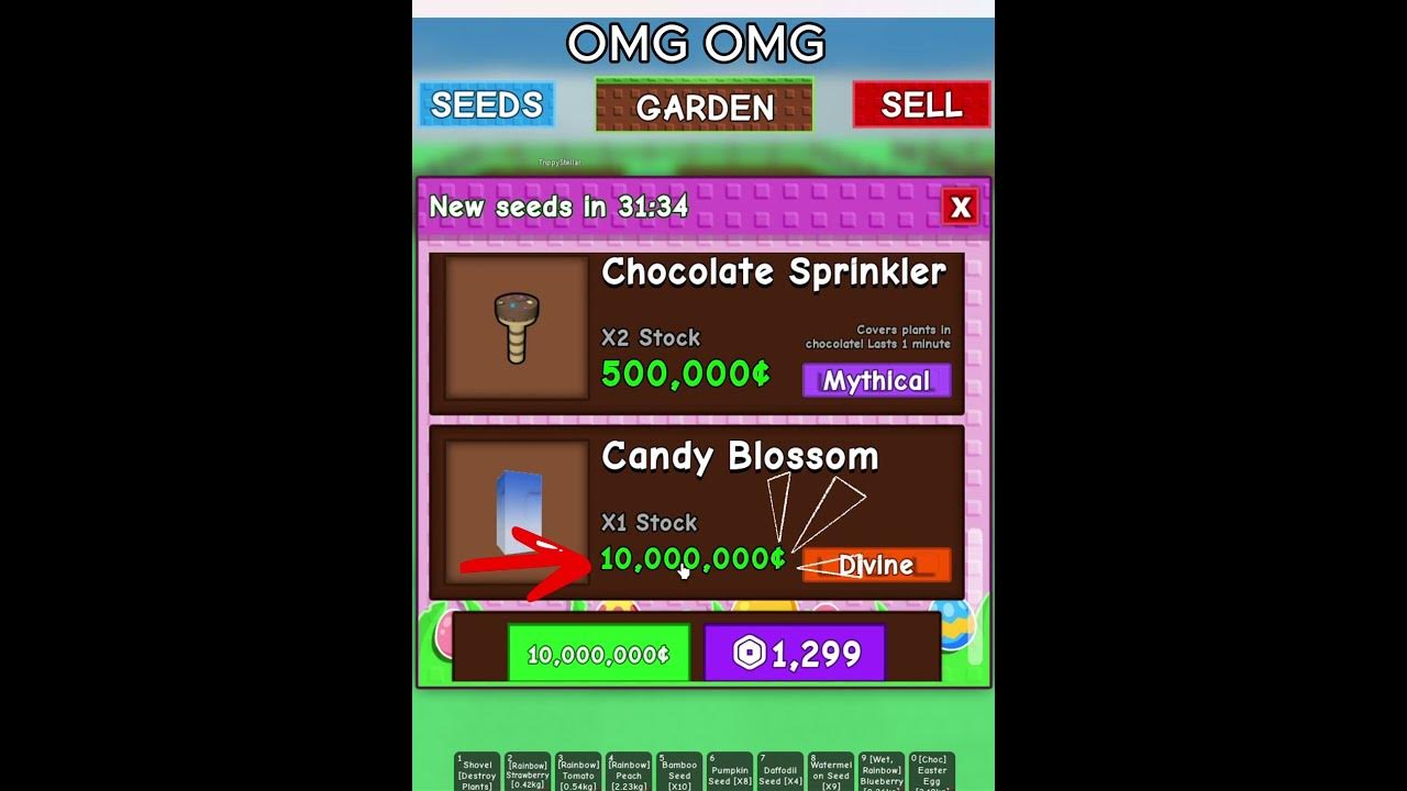 NEW BEST FRUIT IN A GROW A GARDEN!!!  #grow #a #garden  #roblox