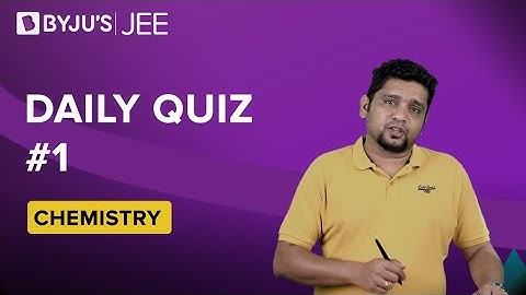 Daily Quiz #1 | Class 11-12 & Repeaters | Chemistry | Abhilash Sir | JEE