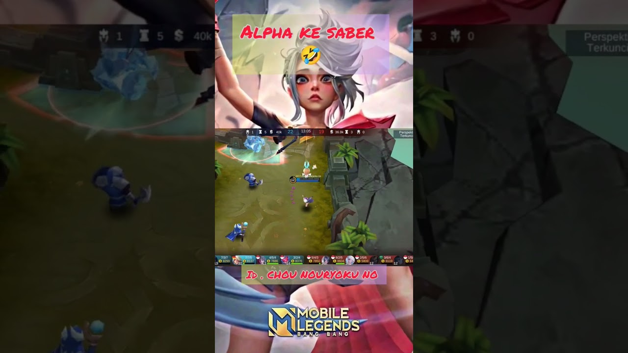 maju terus aja alpha nti akan ke saber juga ❗🤣 