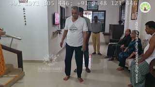 MND patient; Rcovered: Back to feet