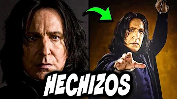 ¿Con qué hechizo cortó Voldemort a Snape?