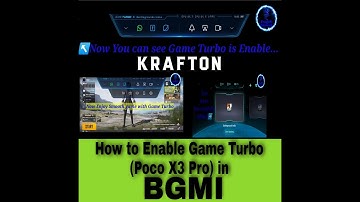 How to Enable Game turbo in Poco X3 pro for BGMI/How to add Game Turbo in Pubg mobile/ Battleground