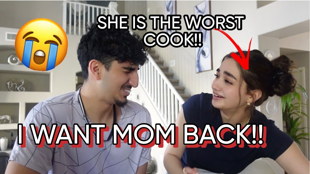 МОЯ СЕСТРА ПЫТАЛАСЬ ПРИГОТОВИТЬ ДЛЯ МЕНЯ... БЛИН! МАМА 😭