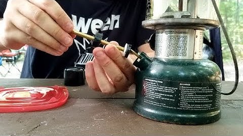 Step by Step How to Replace New Style Coleman Lantern Pump