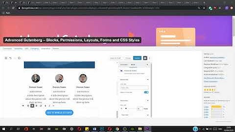 Advanced Gutenberg to extend the new editor capabilities in Wordpress with awesome unic features