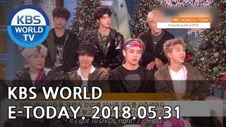 KBS WORLD e-TODAY [ENG/2018.05.31]