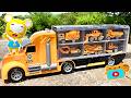 【おもちゃ】 工事現場の車でかくれんぼ！★はたらくくるま★乗り物 いっぱい 子供向け知育動画★赤ちゃん喜ぶアニメ,Tomica Cars