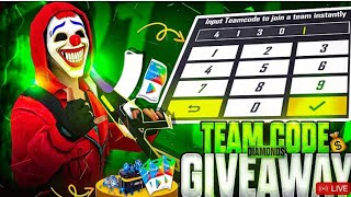 TEAM CODE GIVEAWAY#DIMOND AND STORE ALL ITEMS GIFT 🎁#VOXEN STYLE IS LIVE 🔴