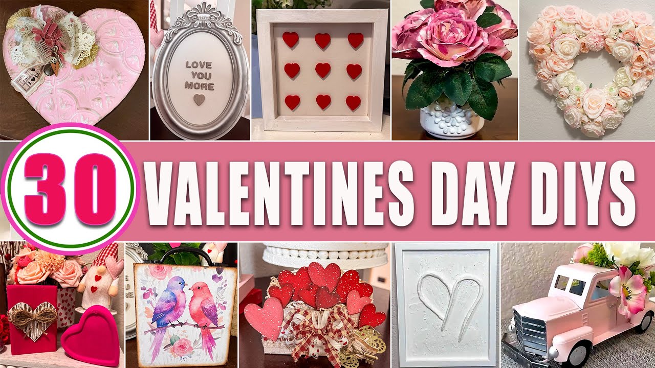 GENIUS DOLLAR TREE VALENTINE CRAFTS | 30+ EASY DIY TUTORIALS