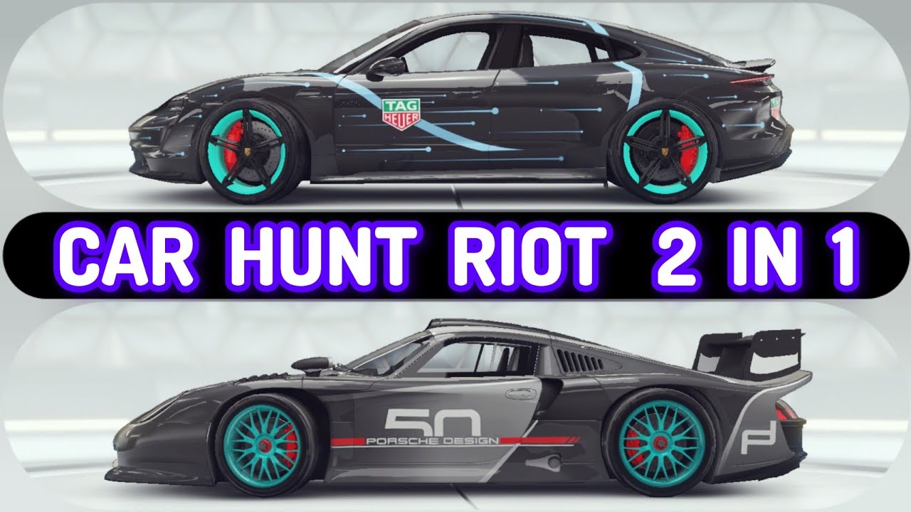 Asphalt 9 - Porsche TAYCAN Turbo S & 911 GT1 EVOLUTION | Car Hunt Riot | Top 5% Touchdrive