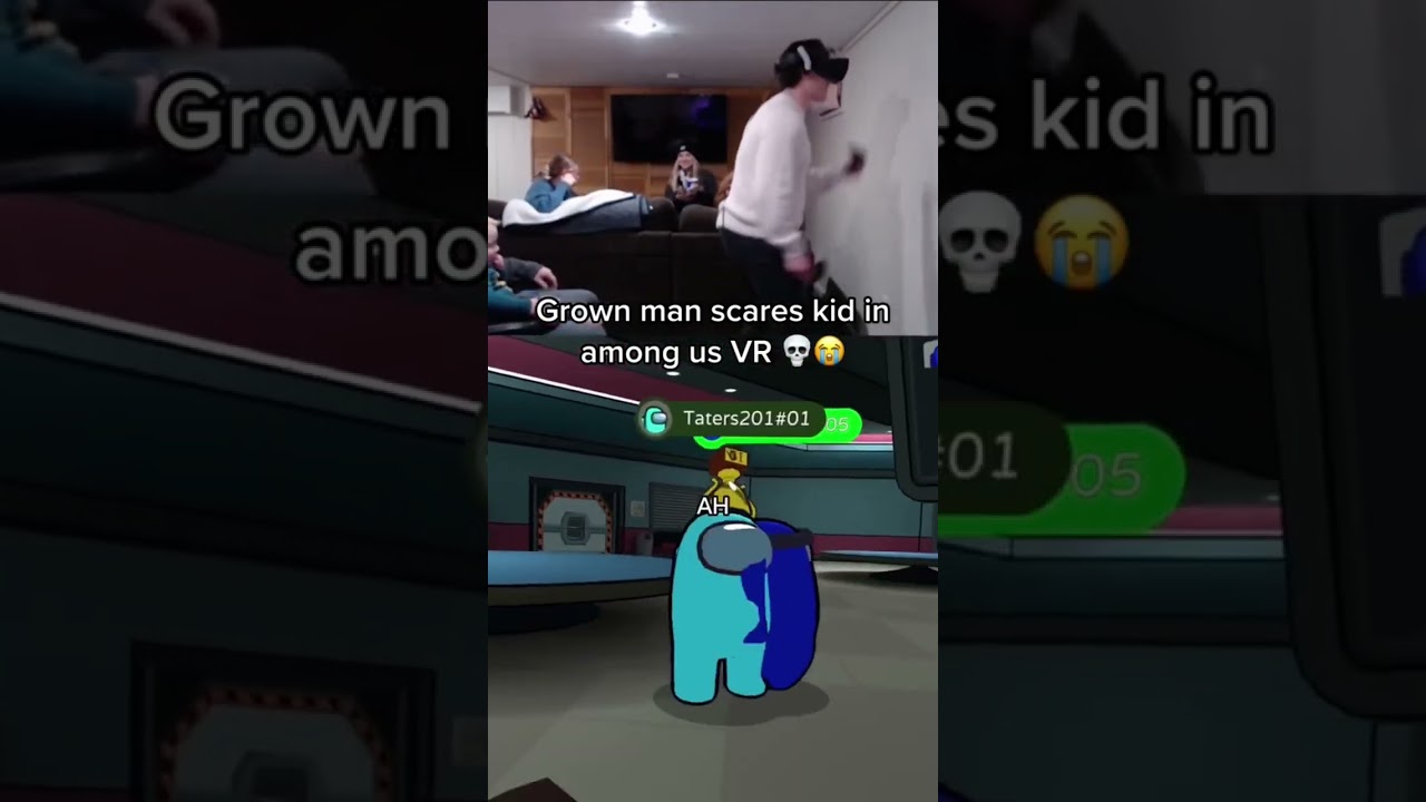 Scaring Kids in Among Us VR