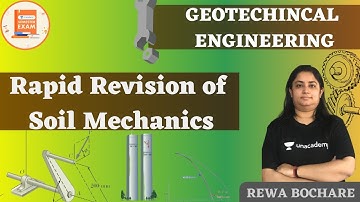 Rapid Revision of Soil Mechanics | GATE/ESE | Geotechnical Engineering | Rewa Bochare