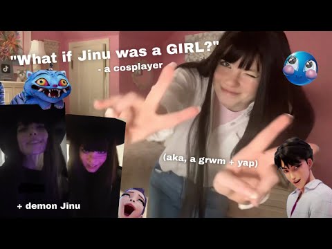 “What if JINU was a GIRL??” a cosplayer asked. // GRWM + yap