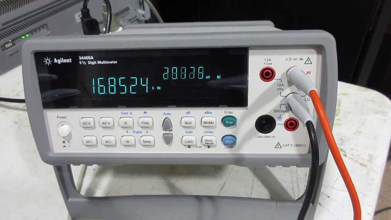 MULTIMETRO AGILENT 34405A - YouTube