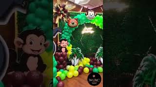Jungle Theme Birthday Decoration Contact For More Details - 9289260245