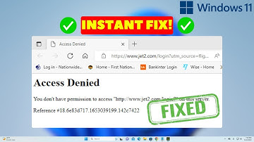 Fix Access Denied You Don
